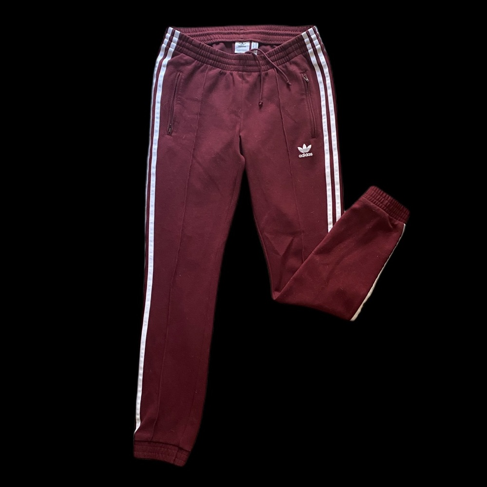 Adidas Burgundy Joggers